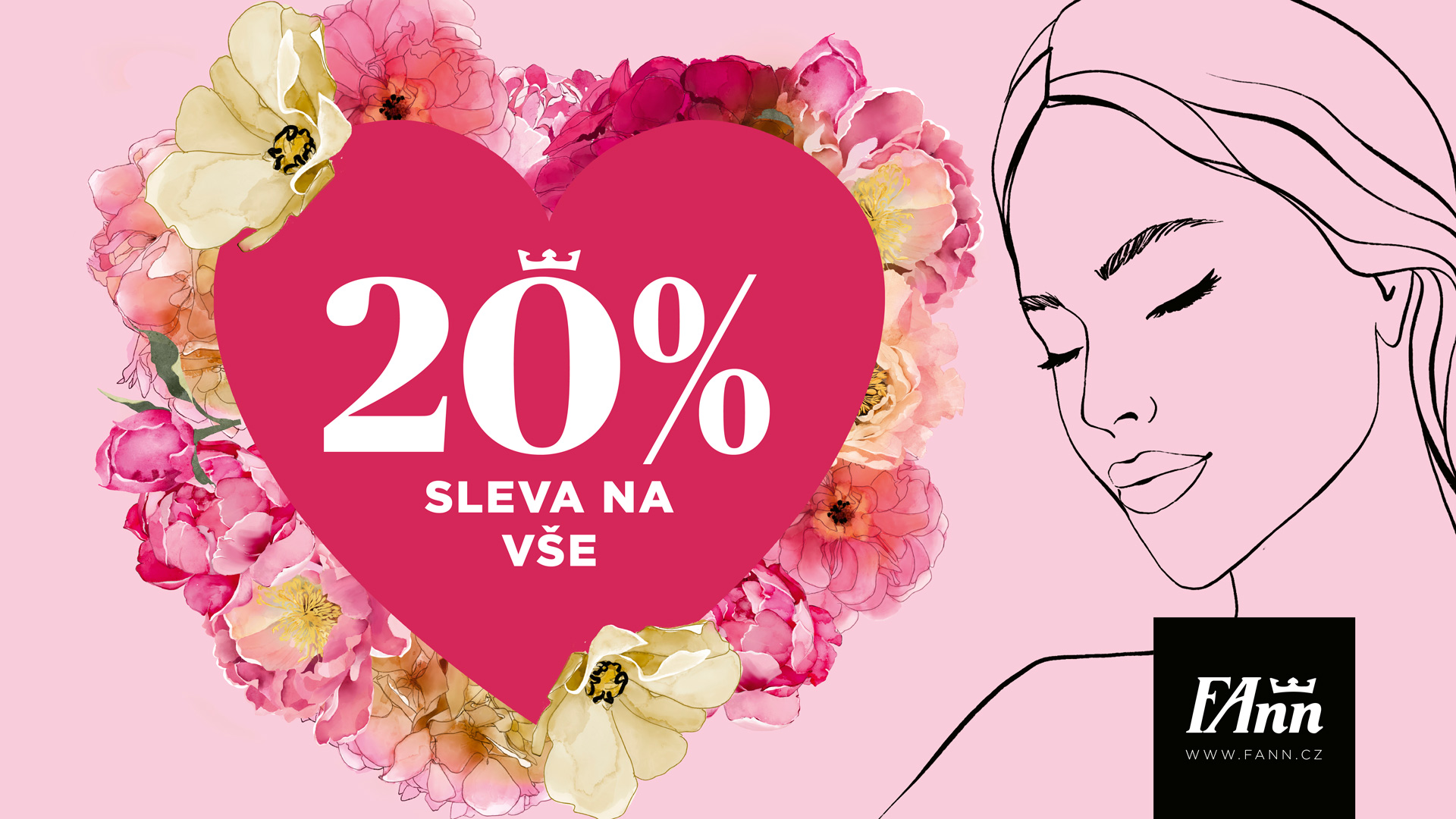 Valentýnská sleva 20 % na vše