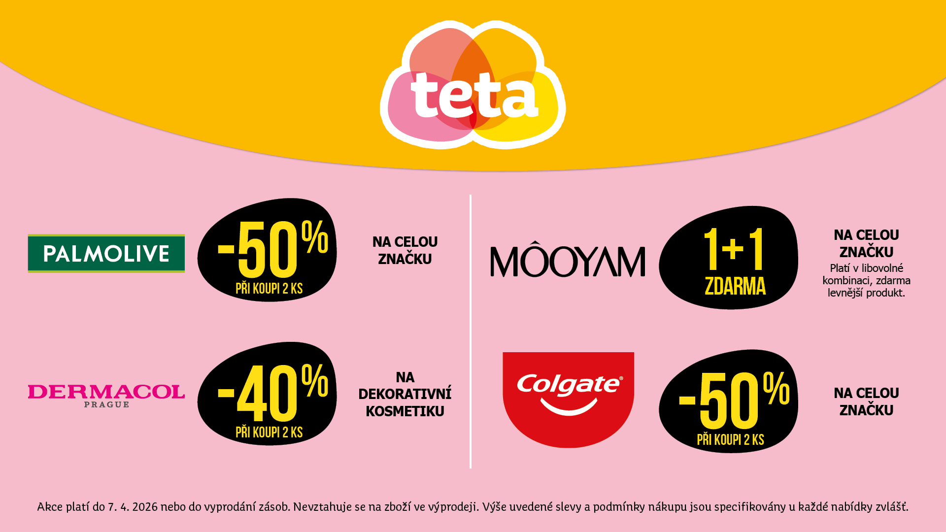 Akční nabídka Teta