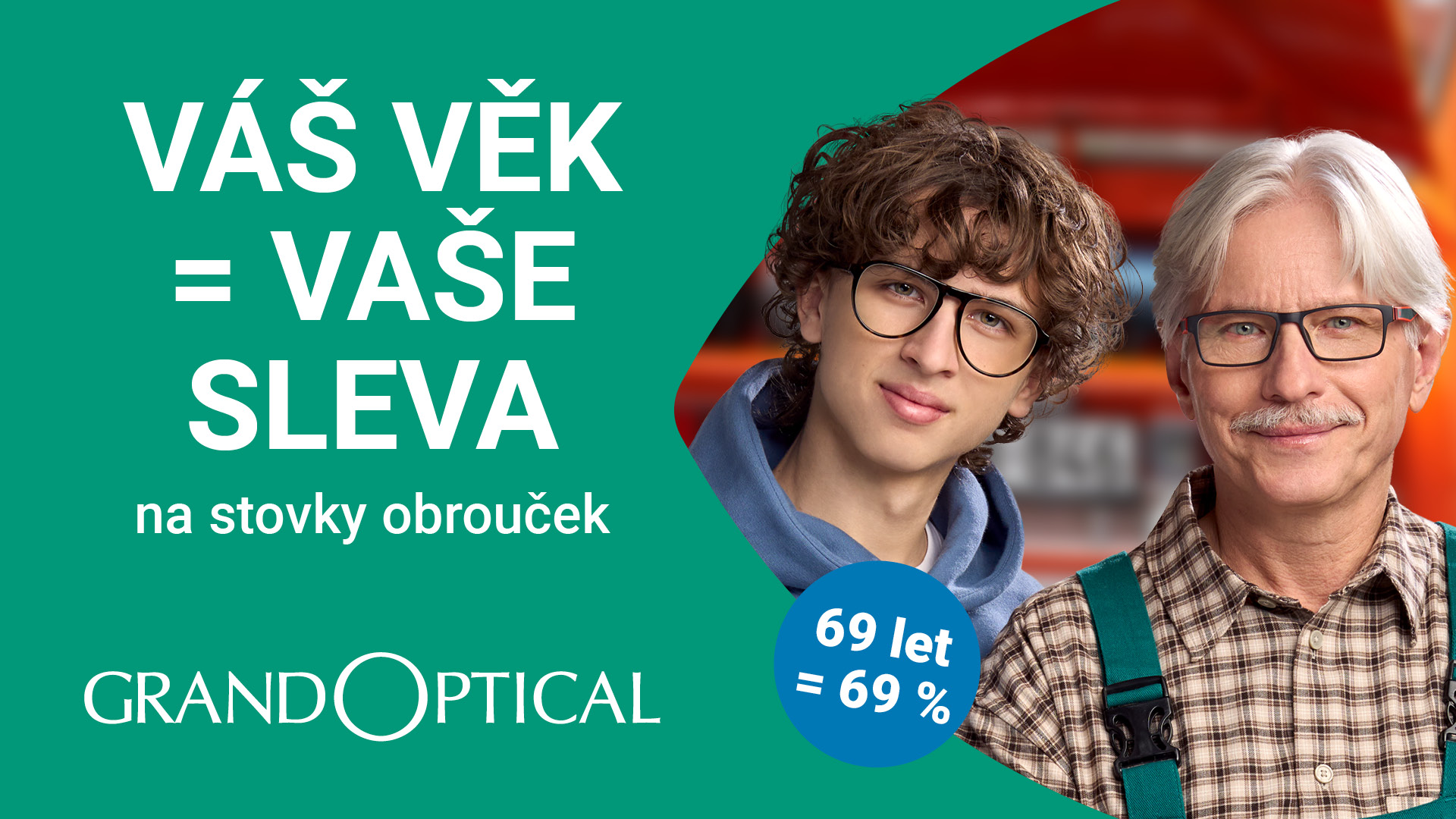 Sleva podle věku v GrandOptical!
