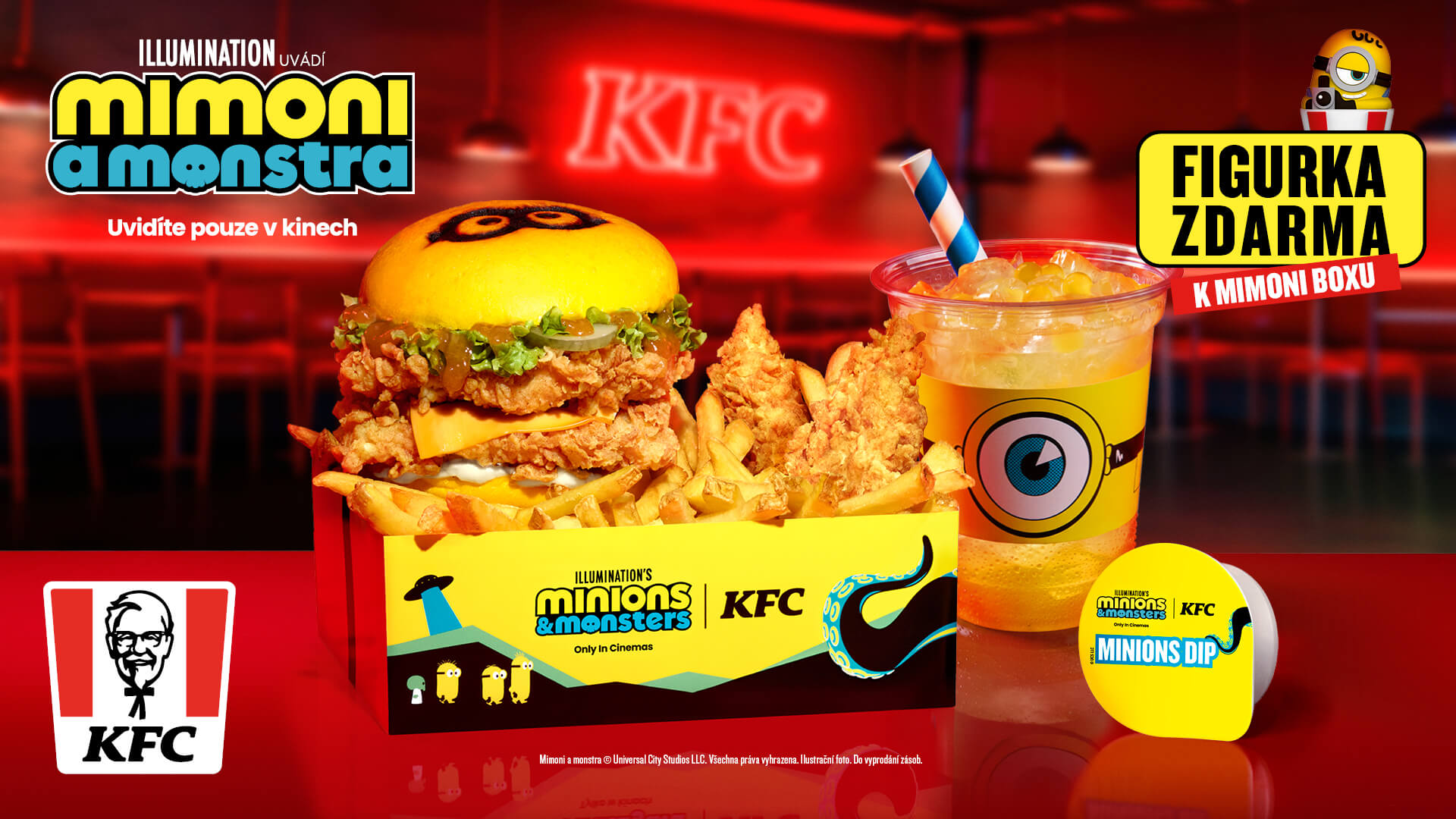 mimonÍ menu v kfc