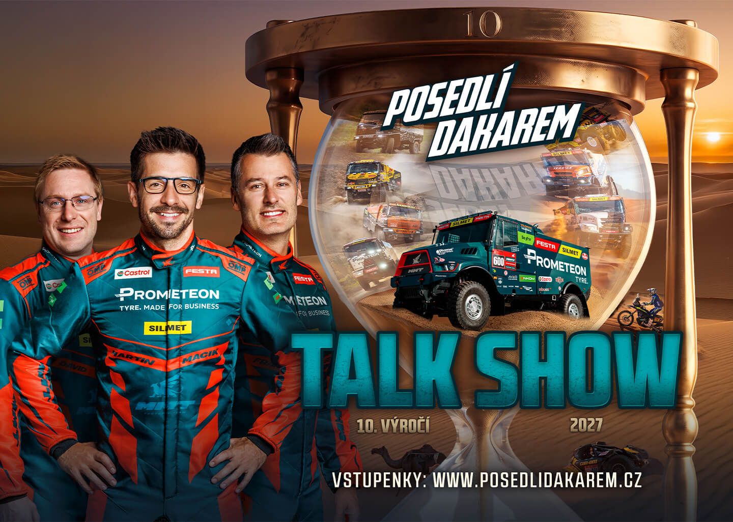 posedlí dakarem talk show 2027: deset let posedlosti